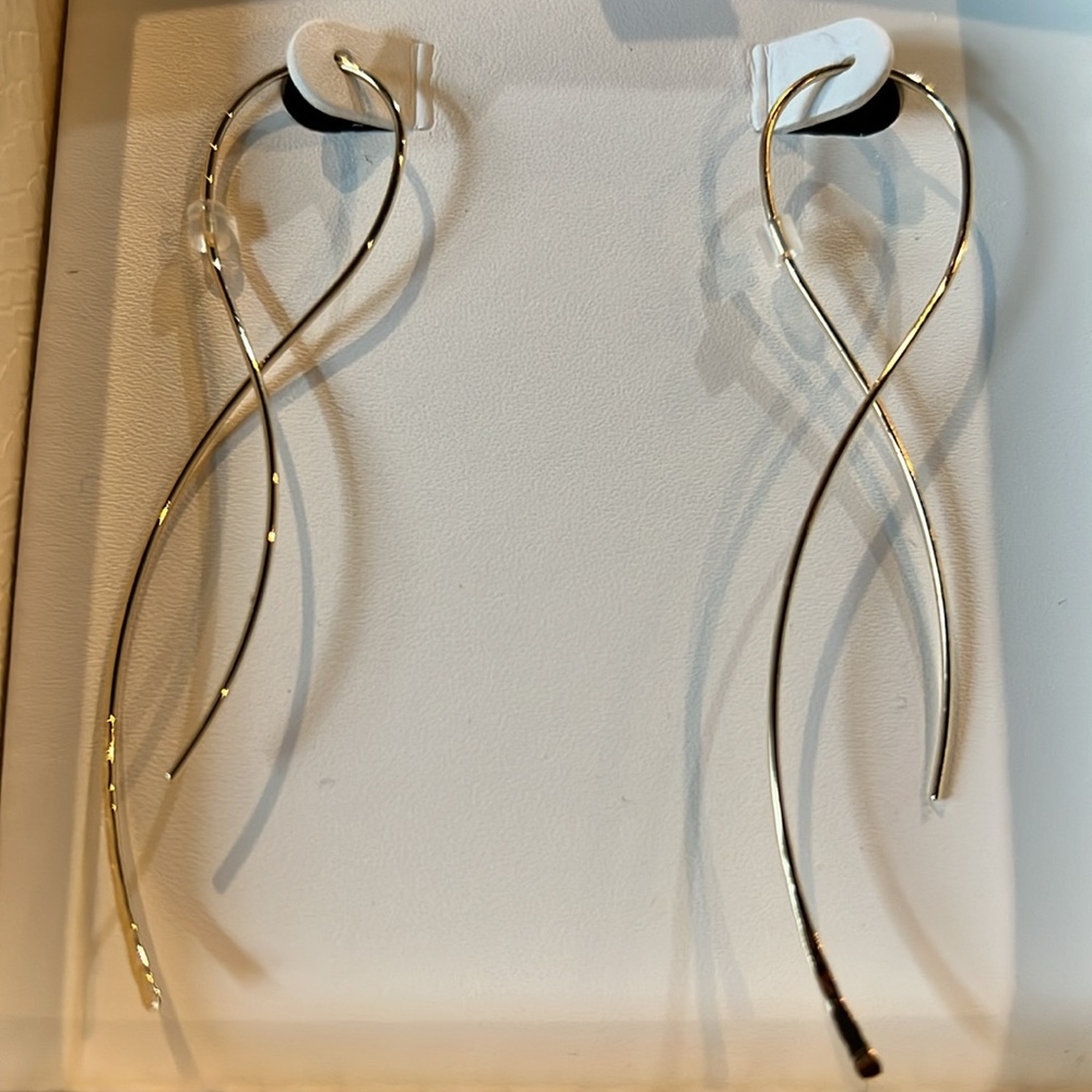 NIB House of Harlow 1960 threader earrings.